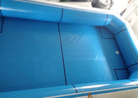 Плавательные бассеины брезента PVC голубые портативные, раздувной парк воды огнезамедлительный