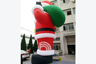 Крупный план Санта Клаус украшения рождества Ft гиганта 33/10M раздувной Санта на открытом воздухе раздувной