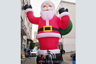 Крупный план Санта Клаус украшения рождества Ft гиганта 33/10M раздувной Санта на открытом воздухе раздувной