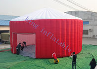 белизна шатра события купола ткани 210Д Оксфорда раздувная/красная шить структура