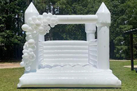 Белый надувной замок свадьбы 13фт кс 11.5фт кс 10фт надувные замки партии на открытом воздухе взрослые