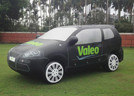 Автомобиль PVC раздувной рекламируя модель автомобиля 3D крупного плана аварии скорости испытывая