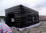 Шатер дизайна черного квадрата раздувной располагаясь лагерем сделанный из брезента ПВК Платона