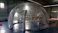 Диаметр шатра 8м купола ПВК комбинированный прозрачный раздувной для партии/выставки