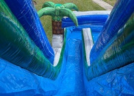 Водные горки PVC на открытом воздухе игры водных горок большого ребенк раздувные гигантские двойные раздувные