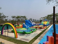 Надувный аквапарк с водными горками и бассейном Надувный парк для детей и взрослых