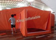 Оранжевые шатры ПВК 8*6 м таможни гигантские раздувные для события или склада