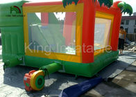 Замок PVC темы 0.55mm тропического леса смешной раздувной скача для детей/взрослого