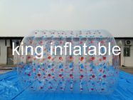 игрушка воды раздувного цилиндрического ролика ПВК/ТПУ 1.0мм прозрачная для аквапарк