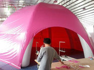 Розовый раздувной шатер события для шатра продвижения/крупного плана располагаясь лагерем