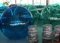 Шарик зеленой или голубой прозрачной воды идя, раздувной шарик воды ПВК/ПТУ