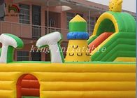 Поле занятности Мултиплай спортивной площадки яркого цвета раздувное комбинированное для детей