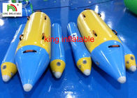 2 рыбацкой лодки мухы игр воды людей раздувных, шлюпка банана PVC раздувная
