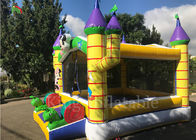 Замок желтой на открытом воздухе спортивной площадки раздувной скача для детей/крытый надувной замок