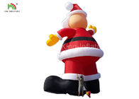 210Д украшение рождества рекламы нейлона 10 м х раздувное Санта Клаус