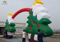 Арка с Рождеством Христовым рождественской елки нейлона КЭ зеленого цвета раздувная на украшение 11м Смас Санта Клауса
