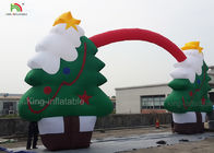Арка с Рождеством Христовым рождественской елки нейлона КЭ зеленого цвета раздувная на украшение 11м Смас Санта Клауса