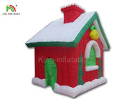 рождества украшения фестиваля продуктов рекламы 5*4*4 м шатер дома раздувного красный