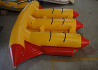 Брезент PVC формы банана рыбацких лодок мухы спорта воды раздувной для 6 людей