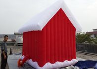 раздувные коммерчески дома прыжка 210D с оформлением Санта Клауса
