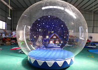 На открытом воздухе воздушный шар глобуса снега рекламы 3m раздувной