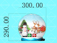 Воздушный шар глобуса снега веселого рождества рекламы 3m короля Раздувн