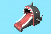 Водные горки изготовленной на заказ темы акулы 3.3m*2m раздувные для бассейна детей