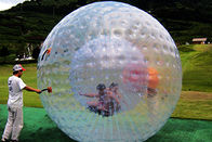 шарик PVC Zorb диаметра 3m изготовленный на заказ раздувной прозрачный для на открытом воздухе спорт