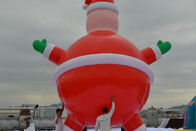 Изготовленные на заказ гигантские раздувные воздушные шары гелия рождества для вне рекламы двери
