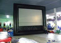Портативный напольный раздувной брезент PVC экрана проекции 0,55 для рекламы афиши