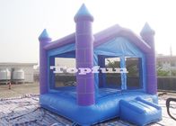 замок 15feet пурпуровый/голубой раздувной скача с крышей и месивом Windows