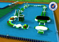 парки воды водного пространства 2000M2 раздувные, игры спорта морской воды занятности