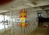 Взрослый шарик Зорбинг воды Унти-холодности ПВК 0,9 мм прозрачный для парка атракционов