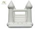White PVC Tarpaulin Adult Princess Bouncy Castle For Wedding 1 Years Warranty
