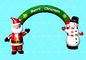 Outdoor King 420D Inflatable Merry Christmas Arches Santa Claus Snowman  Nylon Fabric