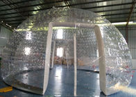 Популярный прозрачный шатер пузыря PVC раздувной с 2 дверями и сбросами