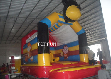 Outdoor PVC Tarpaulin Monkey Kids Inflatable Bouncy House Family Use