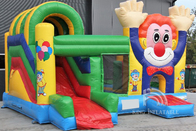 Дом партии ребенка Multiplay хвастуна прокатов надувного замка клоуна раздувной со скольжением