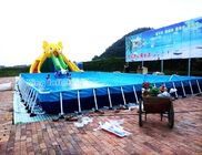 аквапарк Биг Беар брезента ПВК 0.9ММ раздувное с большим голубым бассейном