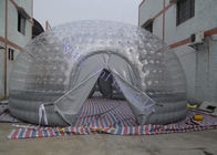 шатер купола диаметра 8м комбинированный прозрачный раздувной для партии/выставки