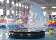 Шатер пузыря купола раздувного украшения рождества глобуса снега прозрачный с воздуходувкой воздуха