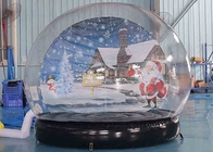 Шатер пузыря купола раздувного украшения рождества глобуса снега прозрачный с воздуходувкой воздуха