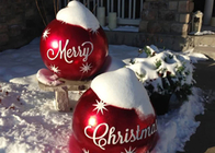 С Рождеством Христовым воздушный шар крупного плана украшает шарики ПВК украшения двора большие на открытом воздухе надувные