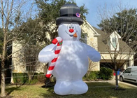 20-футовый надувной снеговик, рождественские украшения, двор, надувные игрушки, движущийся рождественский снеговик