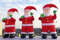 Гигантское раздувное украшение рождества двора Санта Клауса взрывает надувные изделия Санты