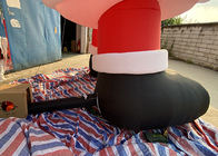 На открытом воздухе Санта Клаус Xmas гигантский раздувной с воздуходувкой для украшений рождества