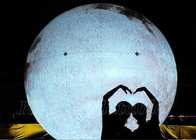 Гигантский раздувной рекламируя воздушный шар глобуса планет модели луны большой приведенный для украшения