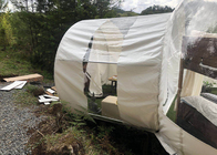 Прозрачный гостиничный номер дома шатра пузыря PVC на открытом воздухе располагаясь лагерем раздувной