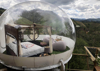 Прозрачный гостиничный номер дома шатра пузыря PVC на открытом воздухе располагаясь лагерем раздувной