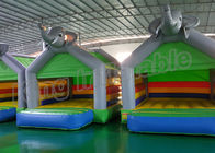 Надувные замки слона серые раздувные смешные для детей с размером 4*4м